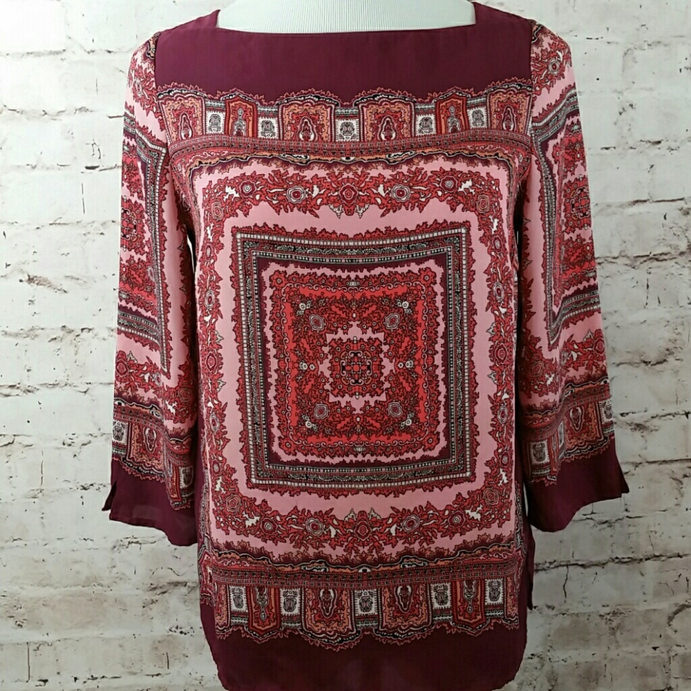 Adrianna Papell 3/4 length sleeves top